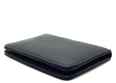 HAARLEM Men KUZE 21200 Leather Mini Wallet Black